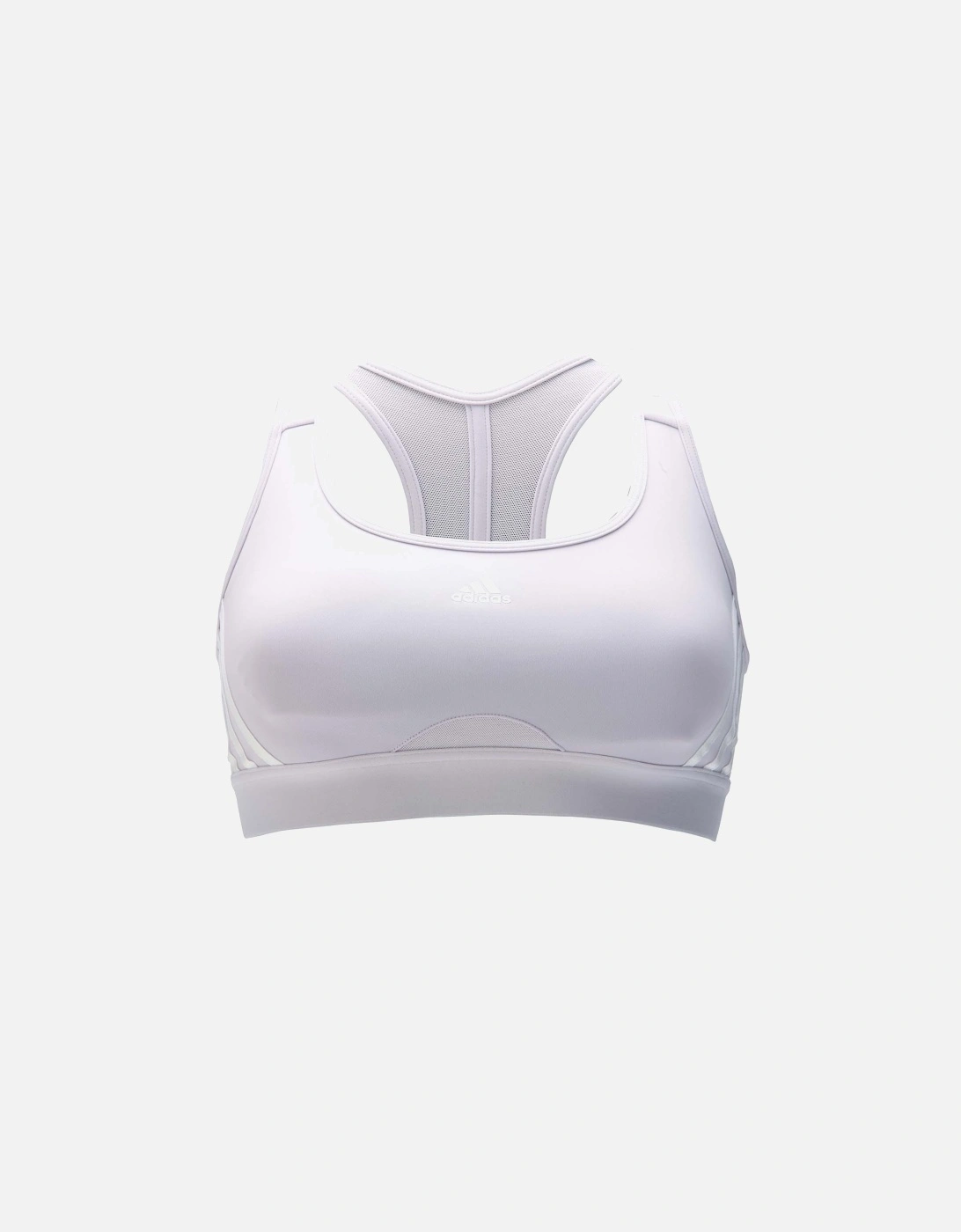 Powereact Sports Top - Womens Powerreact Medium Support 3-Stripes Bra, 3 of 2