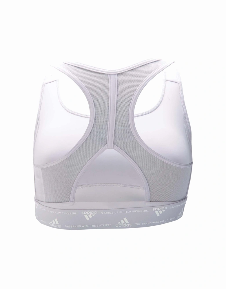 Powereact Sports Top - Womens Powerreact Medium Support 3-Stripes Bra