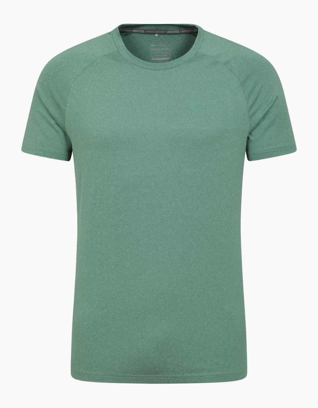 Mountain Warehouse Men's Green Agra Melange T-Shirt - Size: 46