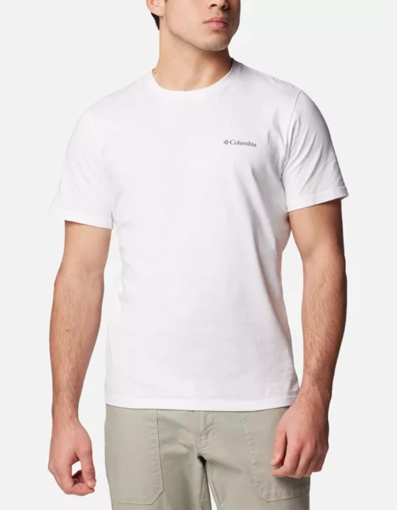 Men's Rapid Ridge™ Back Graphic Tee II White/Button