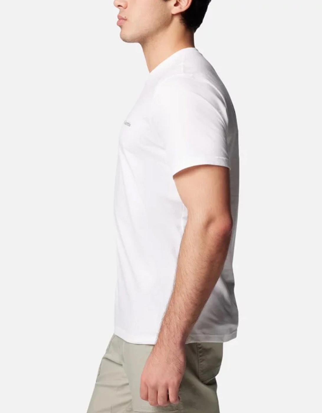 Men's Rapid Ridge™ Back Graphic Tee II White/Button