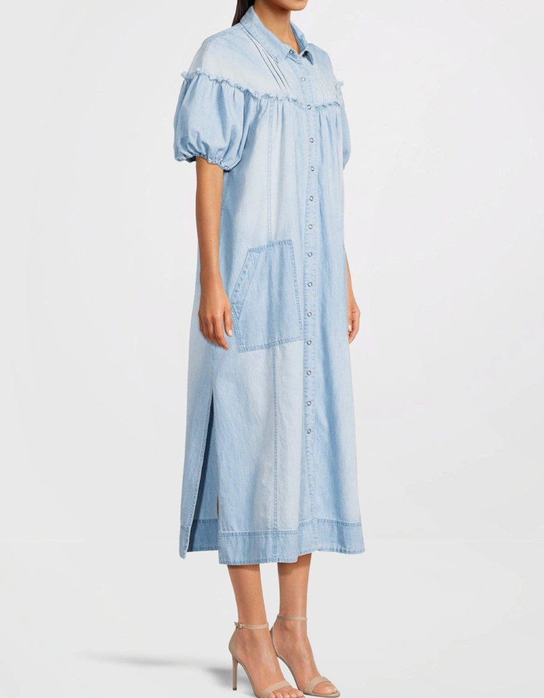 On The Road Midi Dress - Blue 