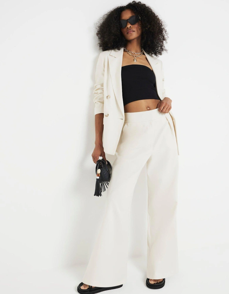 Linen Blazer - Cream