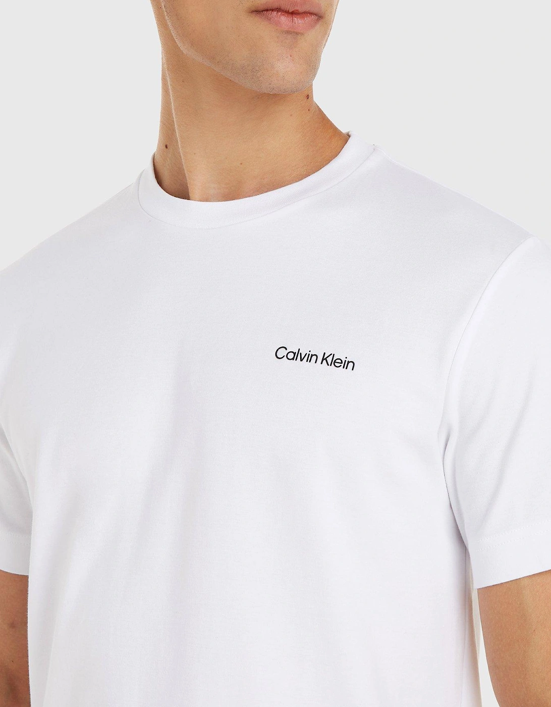 Micro Logo Interlock T-Shirt - White