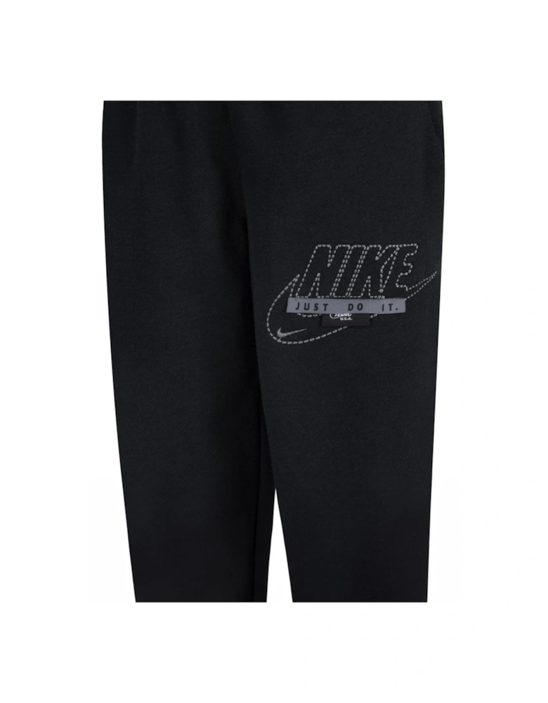 Kids Boys Club Joggers - Black