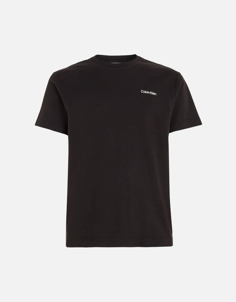 Micro Logo Interlock T-Shirt - Black