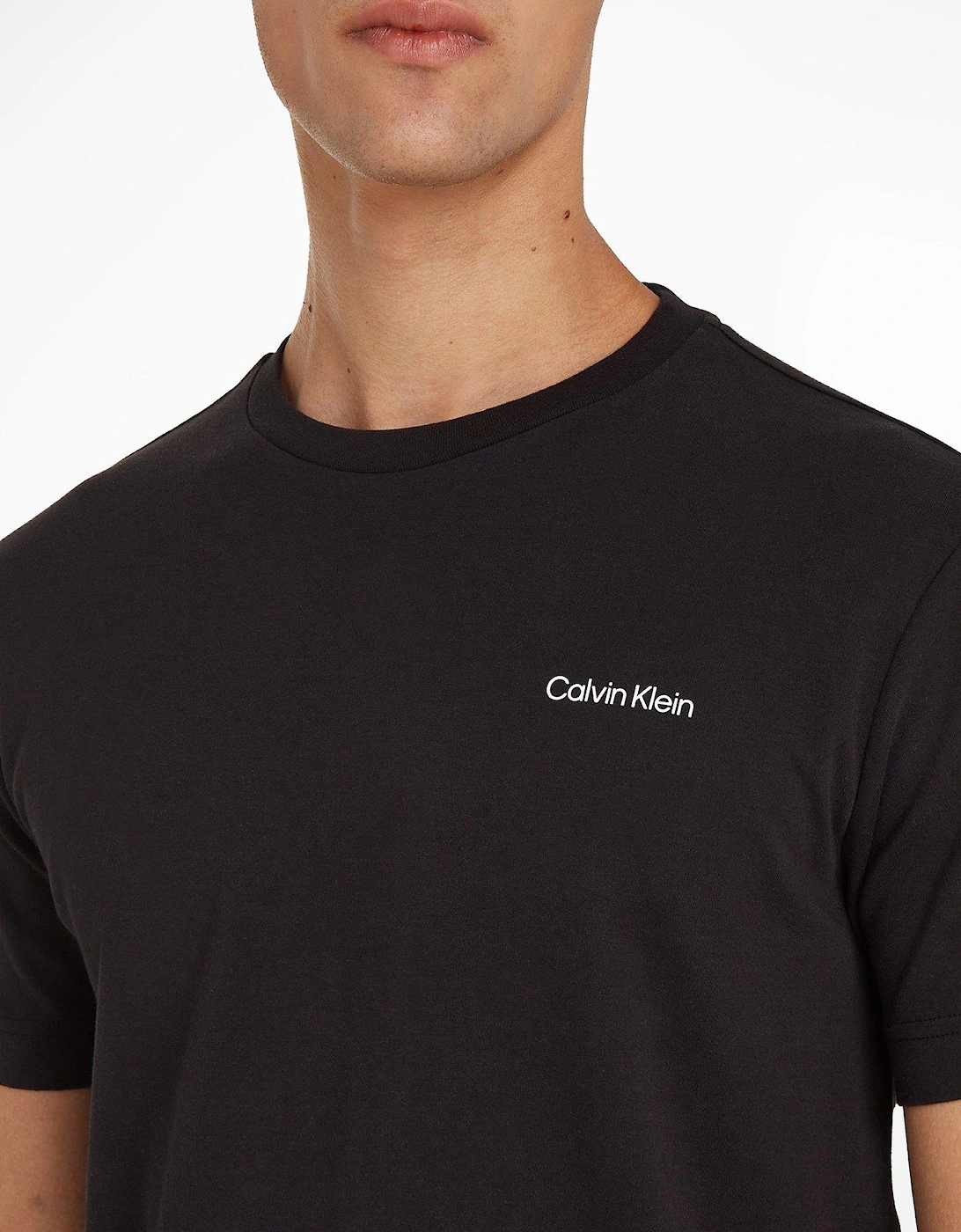 Micro Logo Interlock T-Shirt - Black