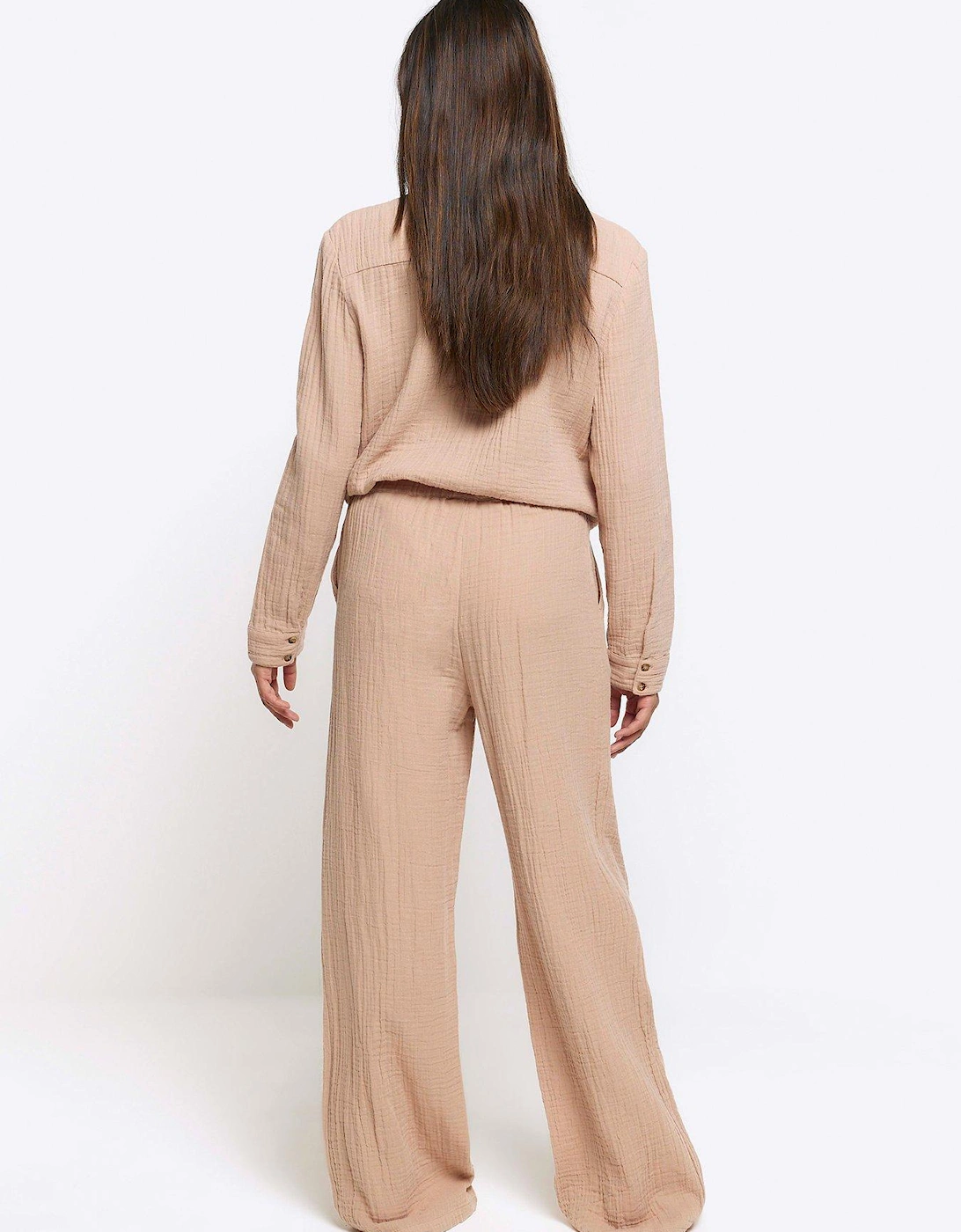 Double Faced Trouser - Beige