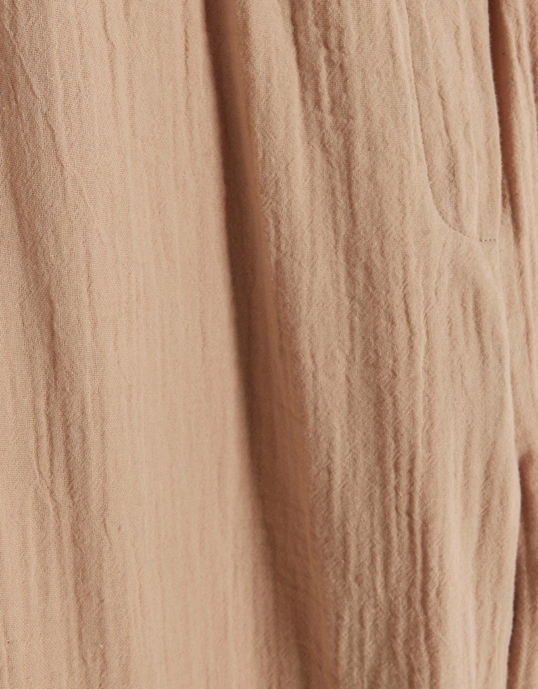 Double Faced Trouser - Beige