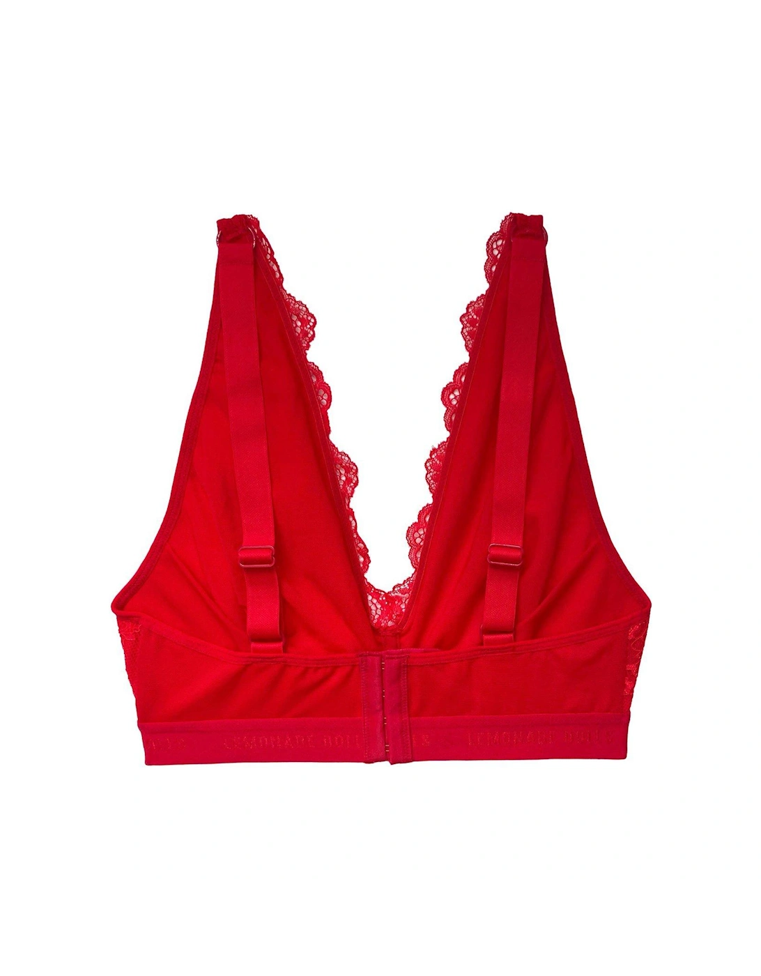 Lace Fuller Cup Bra - Red