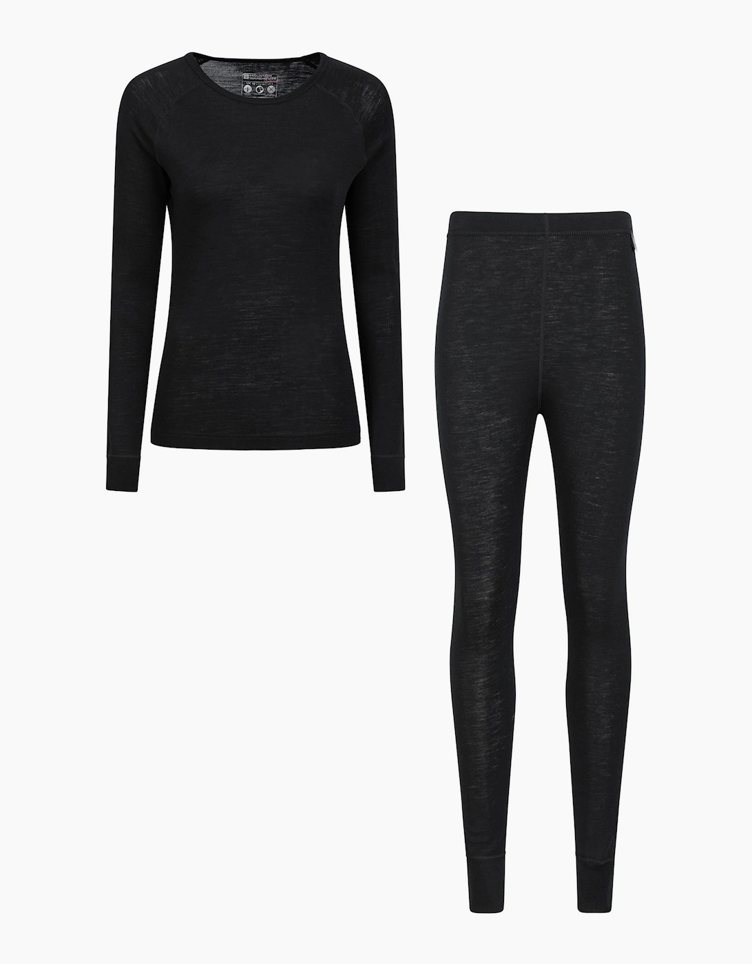 Mountain Warehouse Women's Mountain Warehouse Womens/Ladies Merino Wool Base Layer Set - Black