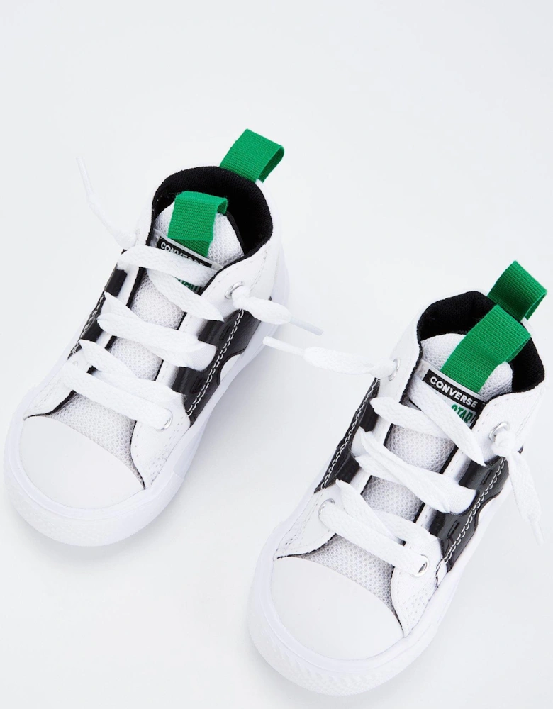 Infant Unisex Ultra Home Team Mid Trainers - White/Black