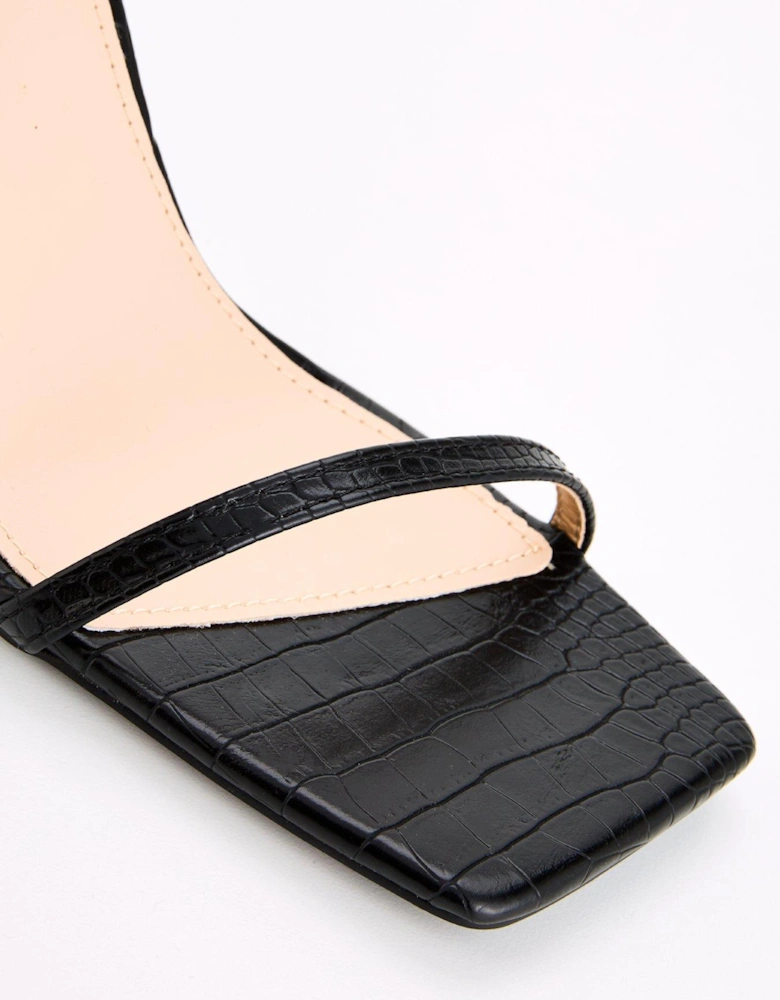 Raenna Heeled Sandal - Black