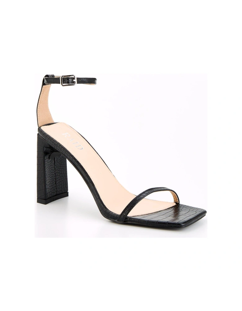 Raenna Heeled Sandal - Black