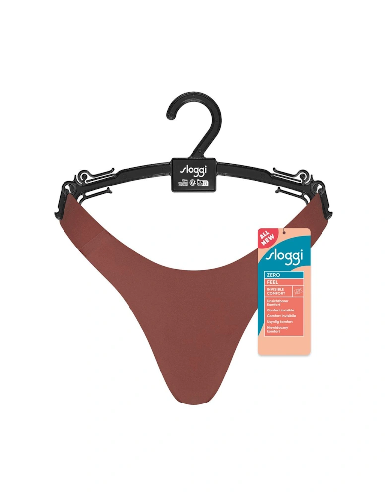 ZERO Feel 2.0 Tiny Tanga Briefs - Burnt Henna Brown