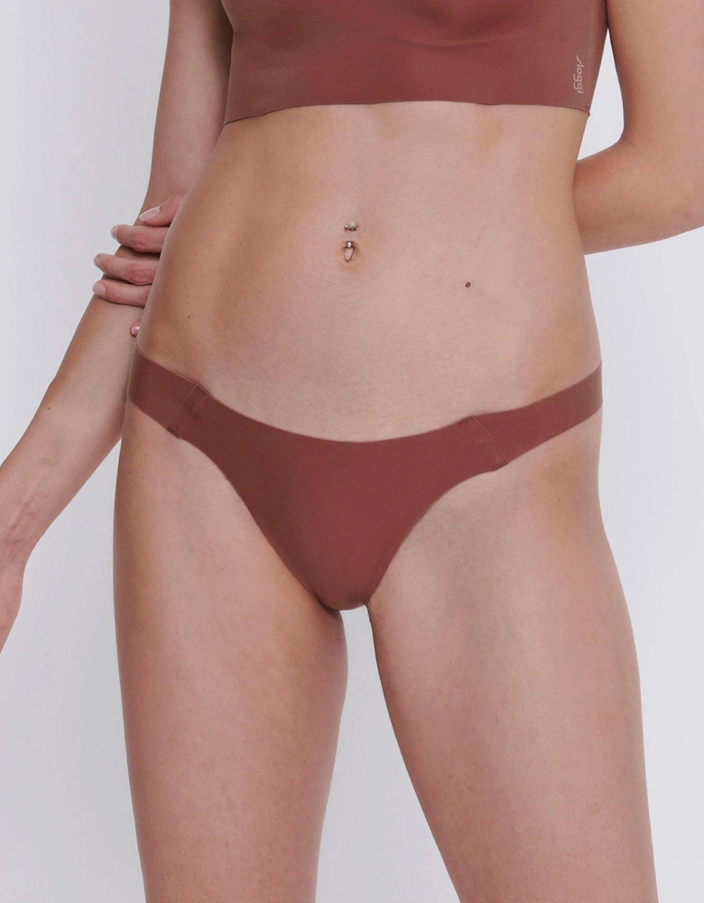 ZERO Feel 2.0 Tiny Tanga Briefs - Burnt Henna Brown