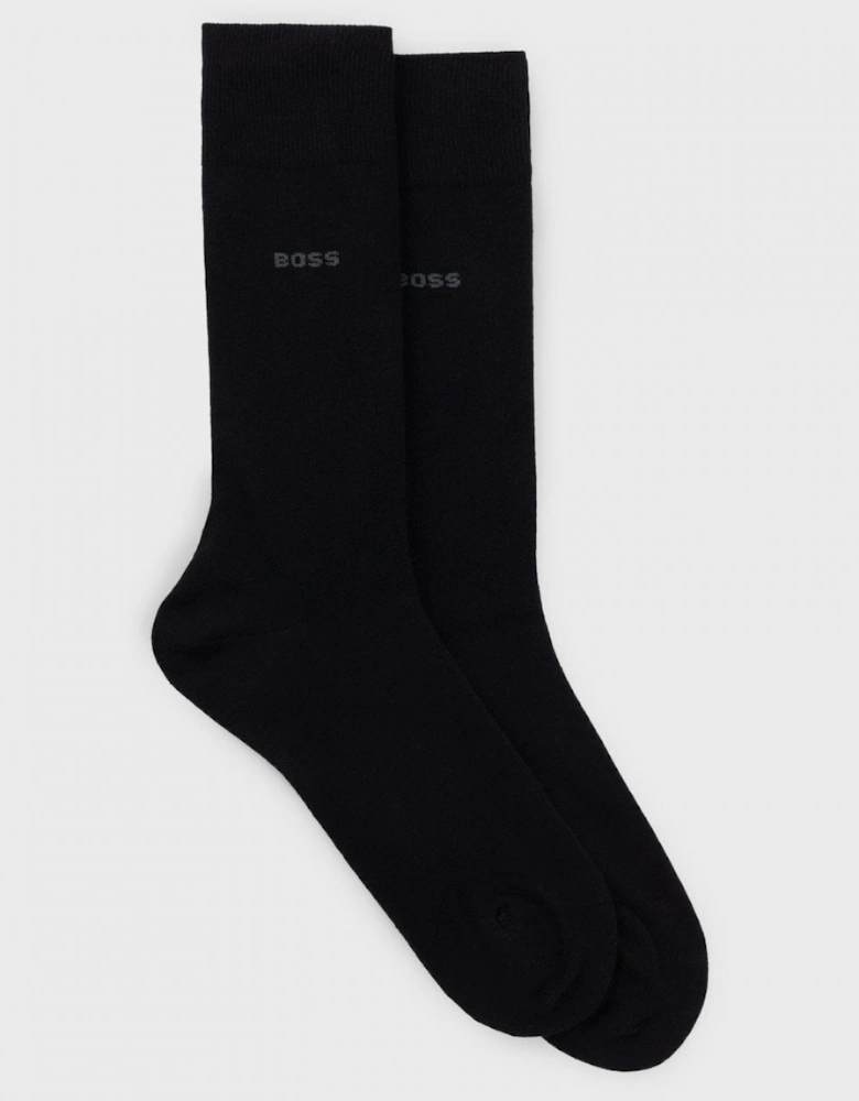 BOSS Orange 2-Pack Mens Regular Length Socks in a Cotton Blend NOS