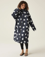 Navy Polka Dot