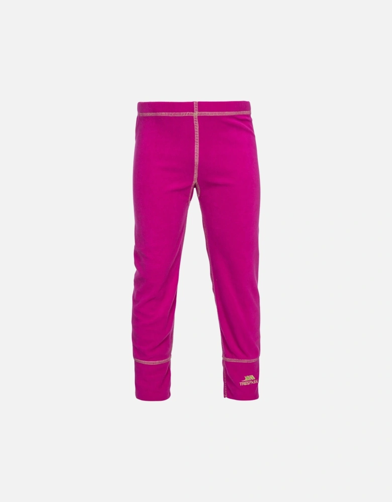 Childrens/Kids Bubbles Fleece Top And Bottom Base Layers