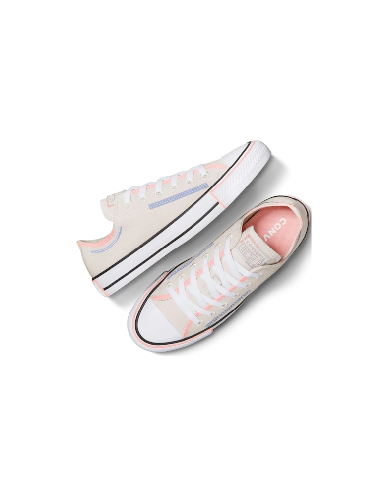 Womens Summer Verse Ox Trainers - Beige