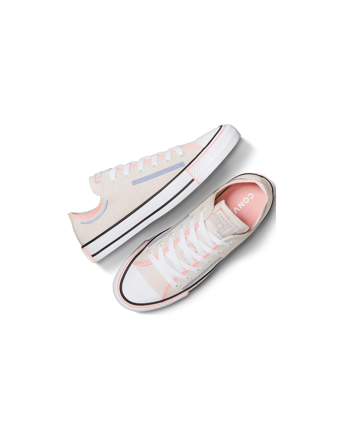 Womens Summer Verse Ox Trainers - Beige