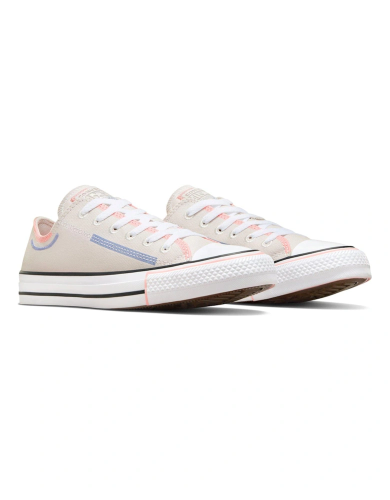 Womens Summer Verse Ox Trainers - Beige