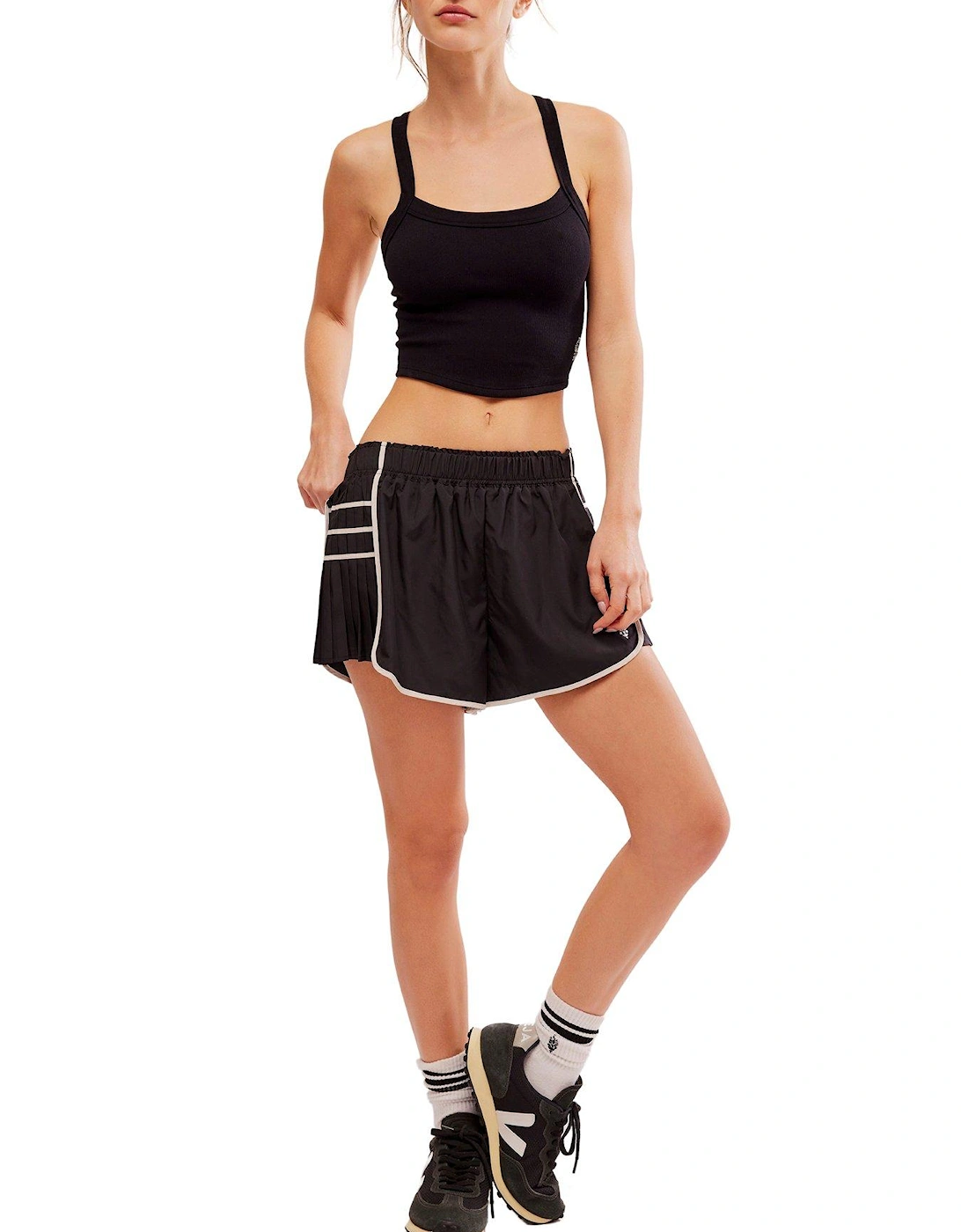 Women's Training Easy Tiger Shorts - Black