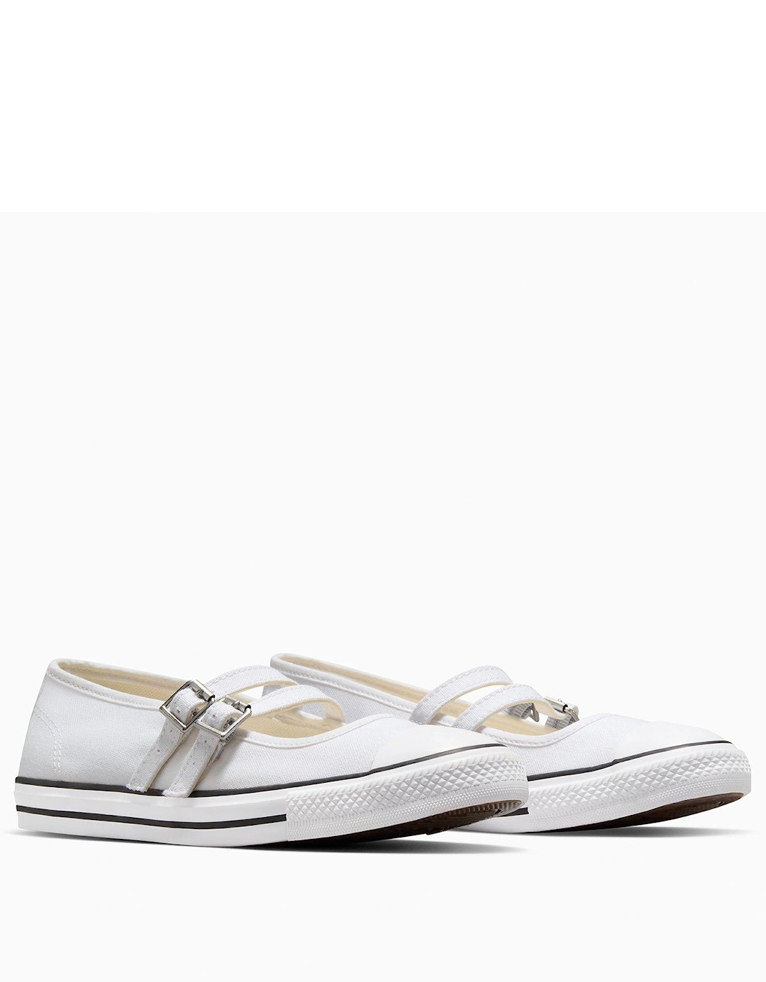 Womens Dainty Mary Jane - White