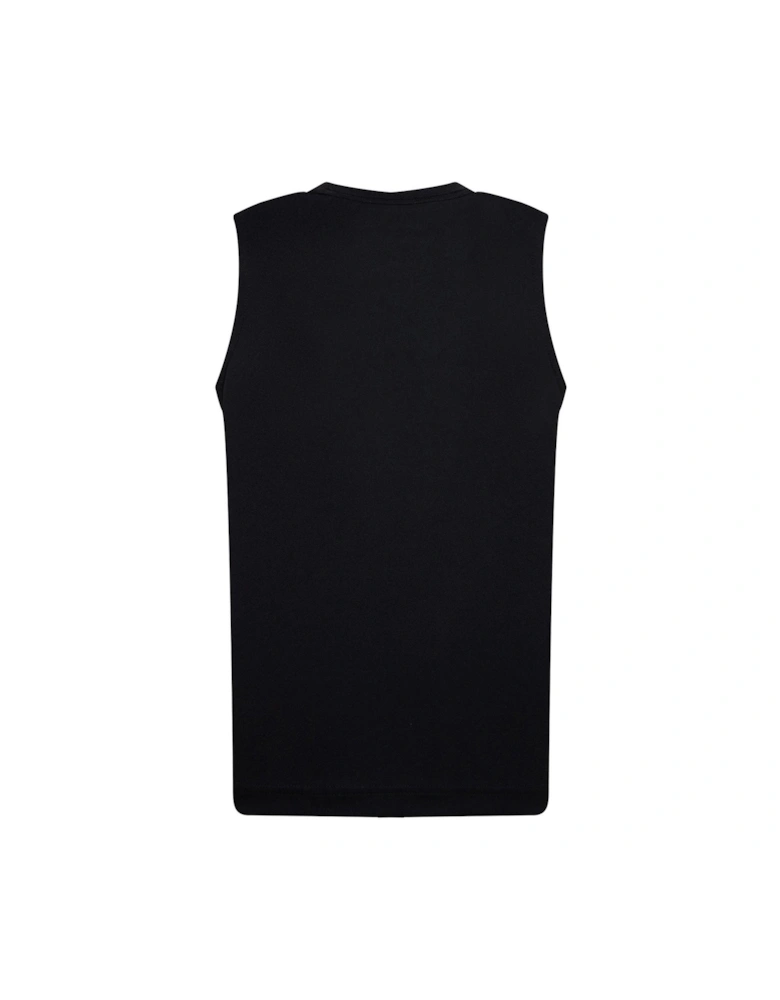 Kids Boys Swoosh Tank - Black