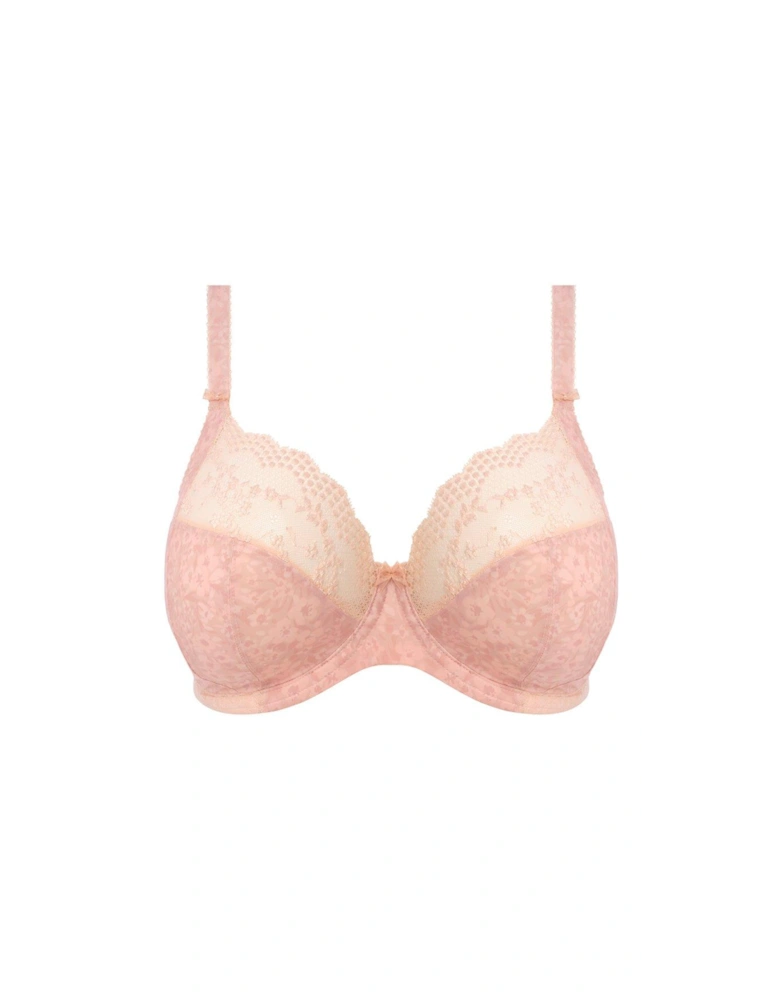 Lucie Underwired Plunge Bra - Pink