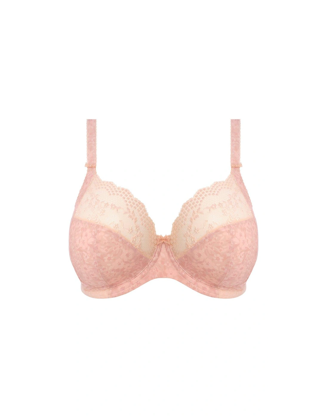 Lucie Underwired Plunge Bra - Pink