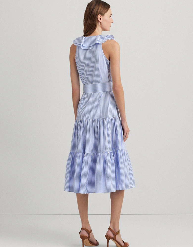 Tabraelin Stripe Sleeveless Dress - Blue