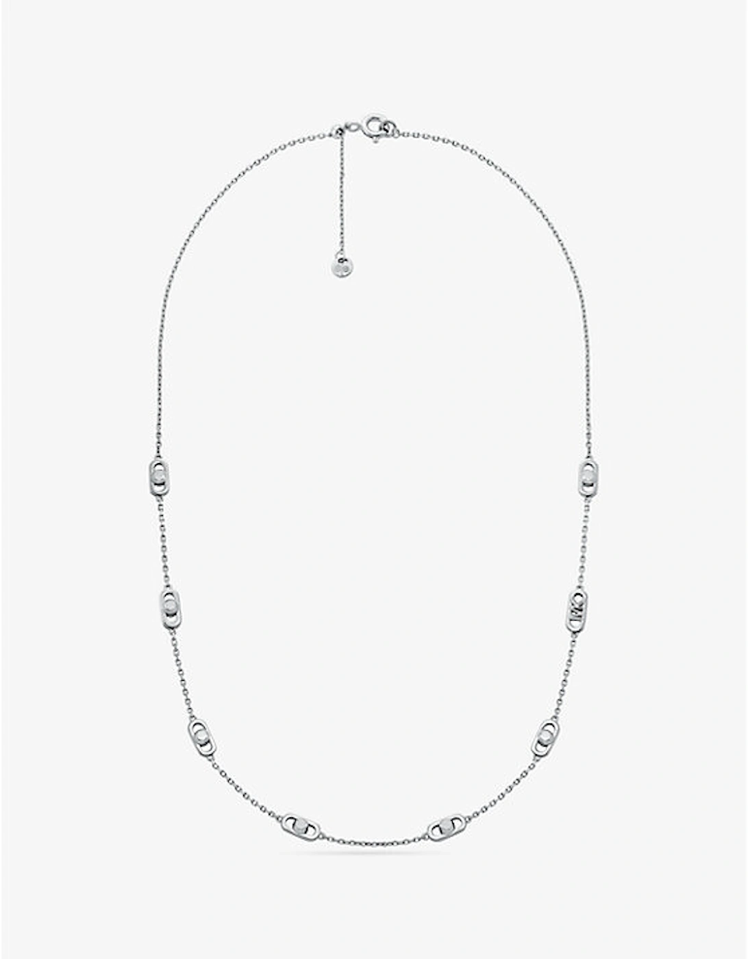 Astor Link Small Precious Metal-Plated Sterling Silver Necklace, 2 of 1