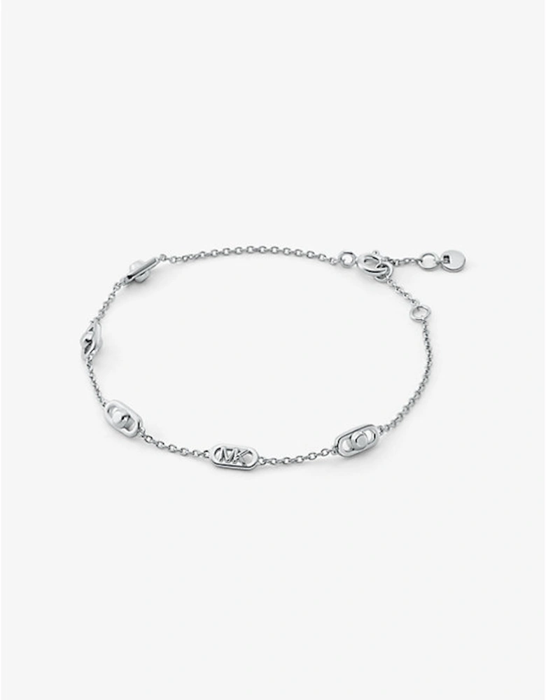 Astor Link Small Precious Metal-Plated Sterling Silver Chain Bracelet