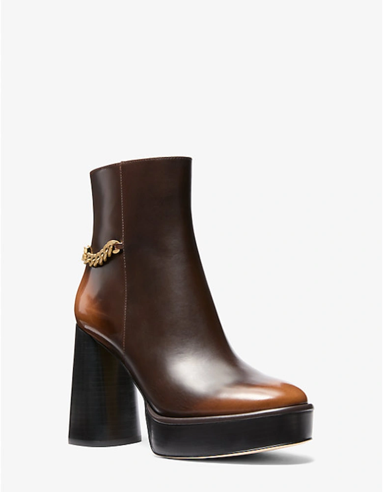 Carlisle Burnished Leather Platform Boot