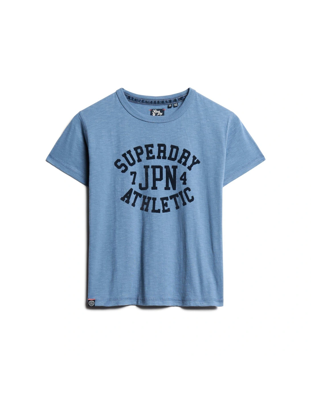 Athletic Graphic Fitted T-Shirt - Blue