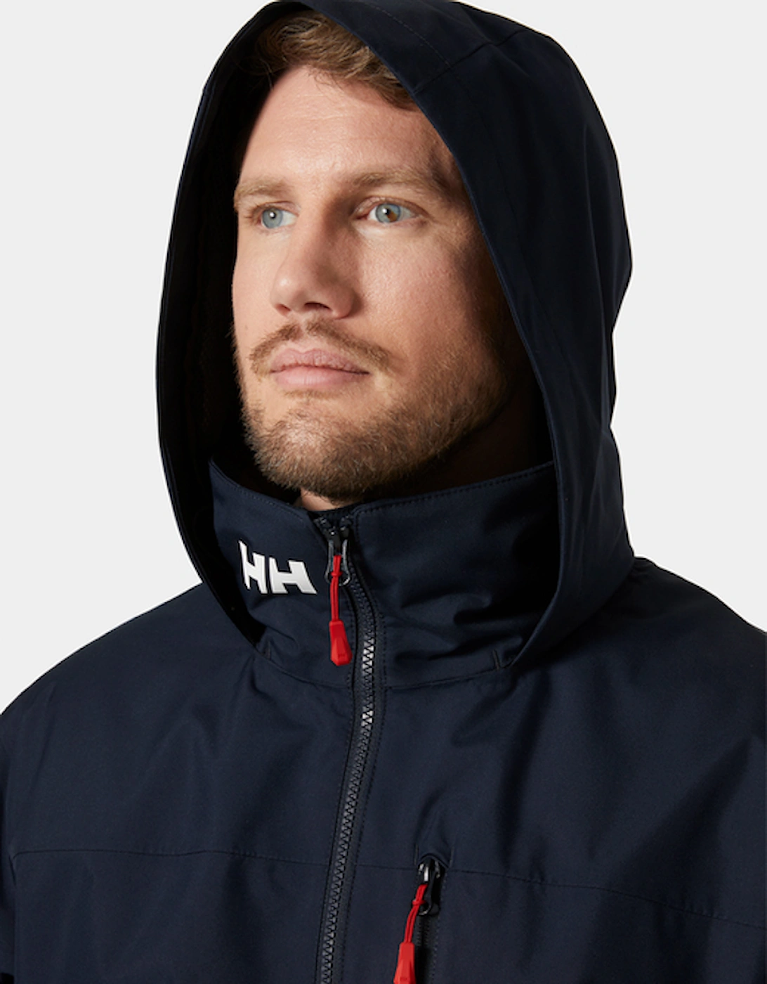 Men's Crew Hooded Midlayer Jacket 2 Navy