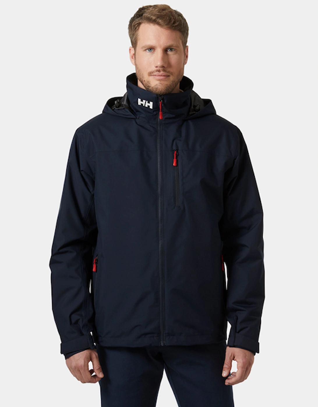 Helly Hansen Men's Navy Crew Hooded Midlayer Jacket 2 - : Regular/36 Small