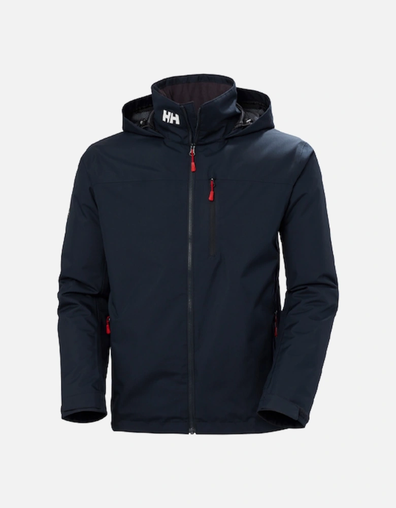 Men's Crew Hooded Midlayer Jacket 2 Navy