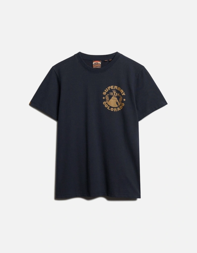 Men's LoFi Outdoor Graphic T-shirt Navy Marl