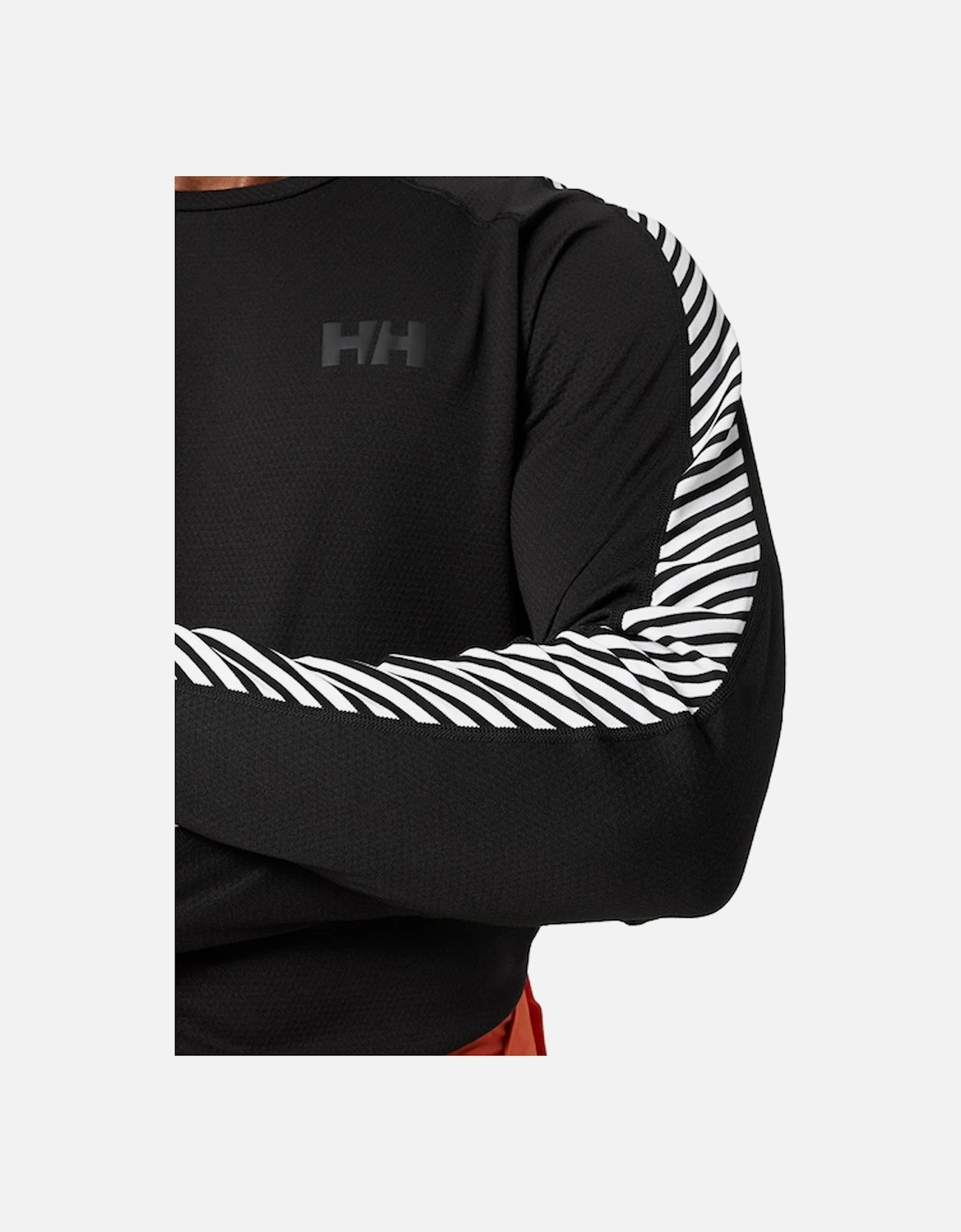 Lifa Active Stripe Crew Black