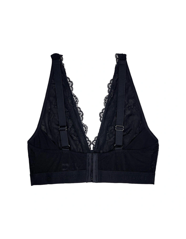 Lace Fuller Cup Bra - Black