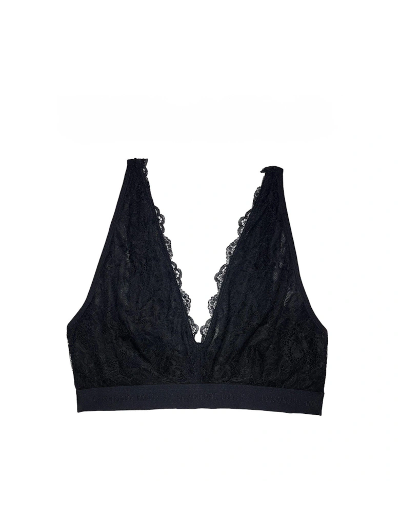 Lace Fuller Cup Bra - Black