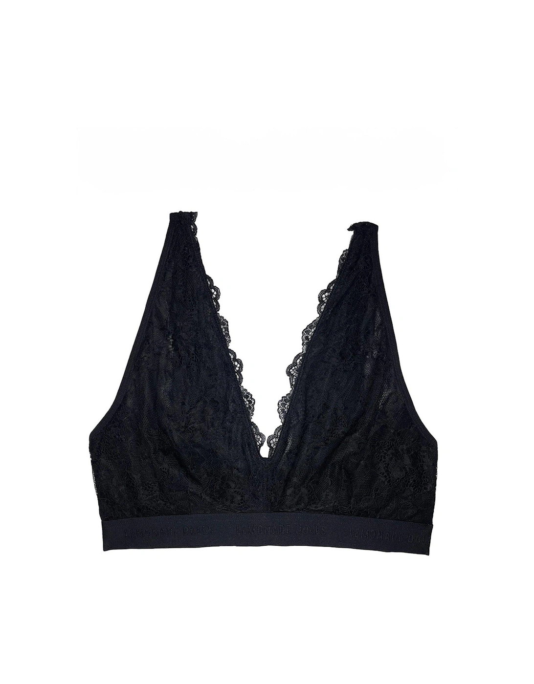 Lace Fuller Cup Bra - Black