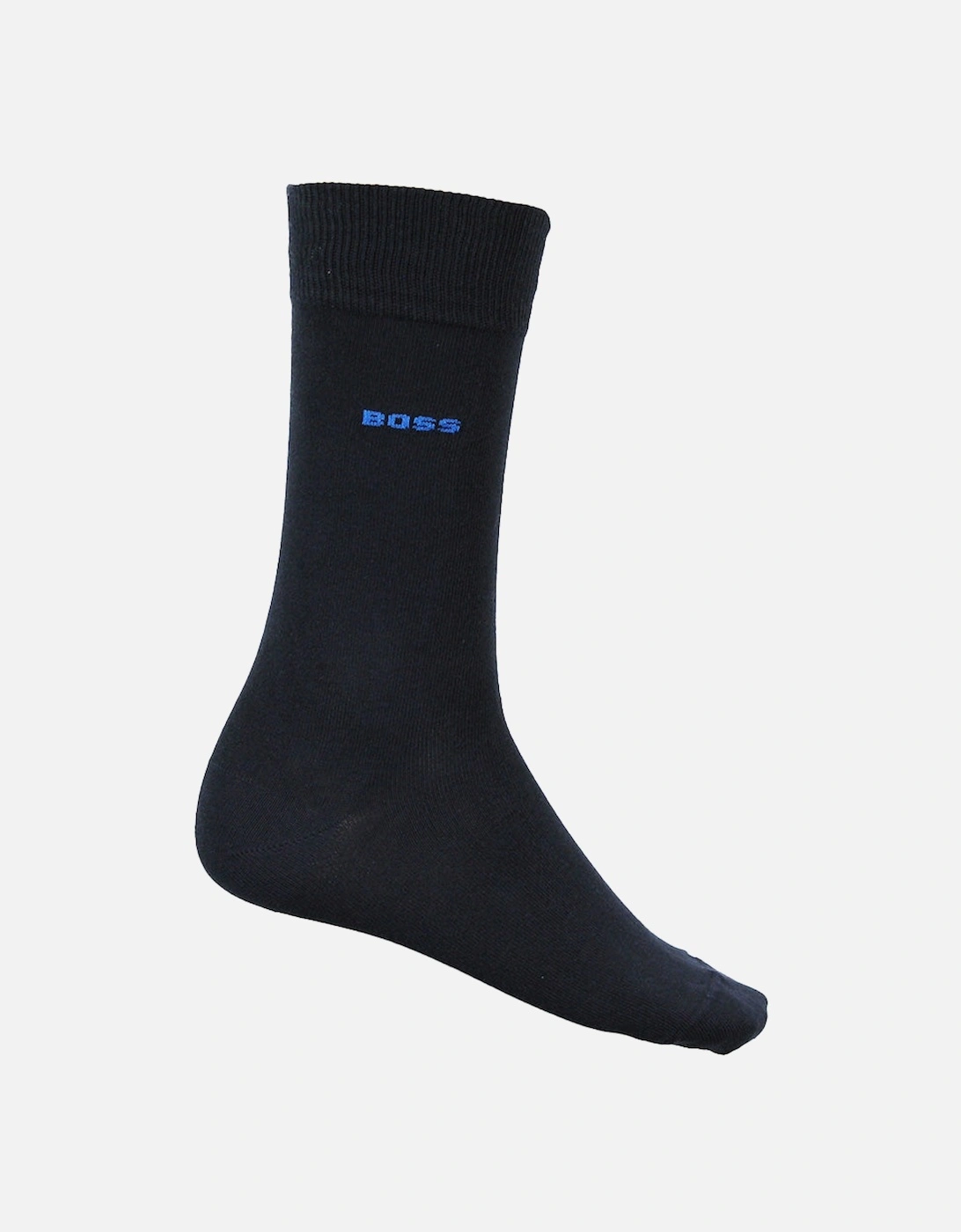 2-Pack Yarn-Effect Socks, Navy