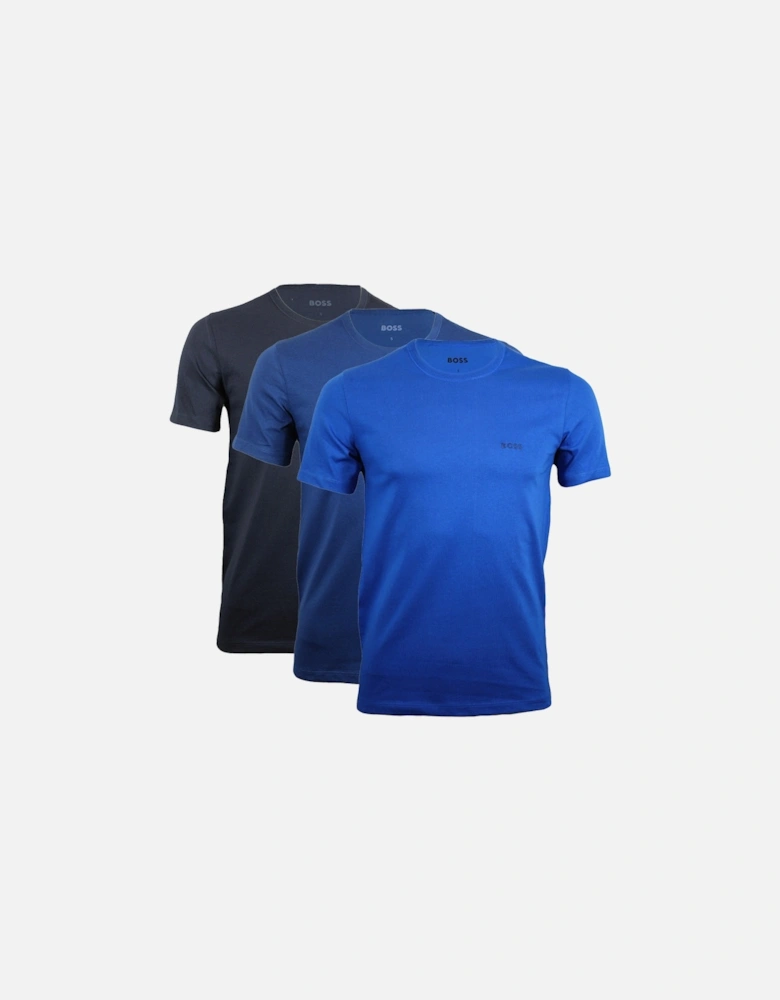 3-Pack Classic T-Shirts, Blue/Navy