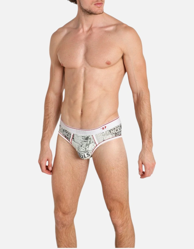 UMBR-ANDRE Mens Briefs Newspaper Print