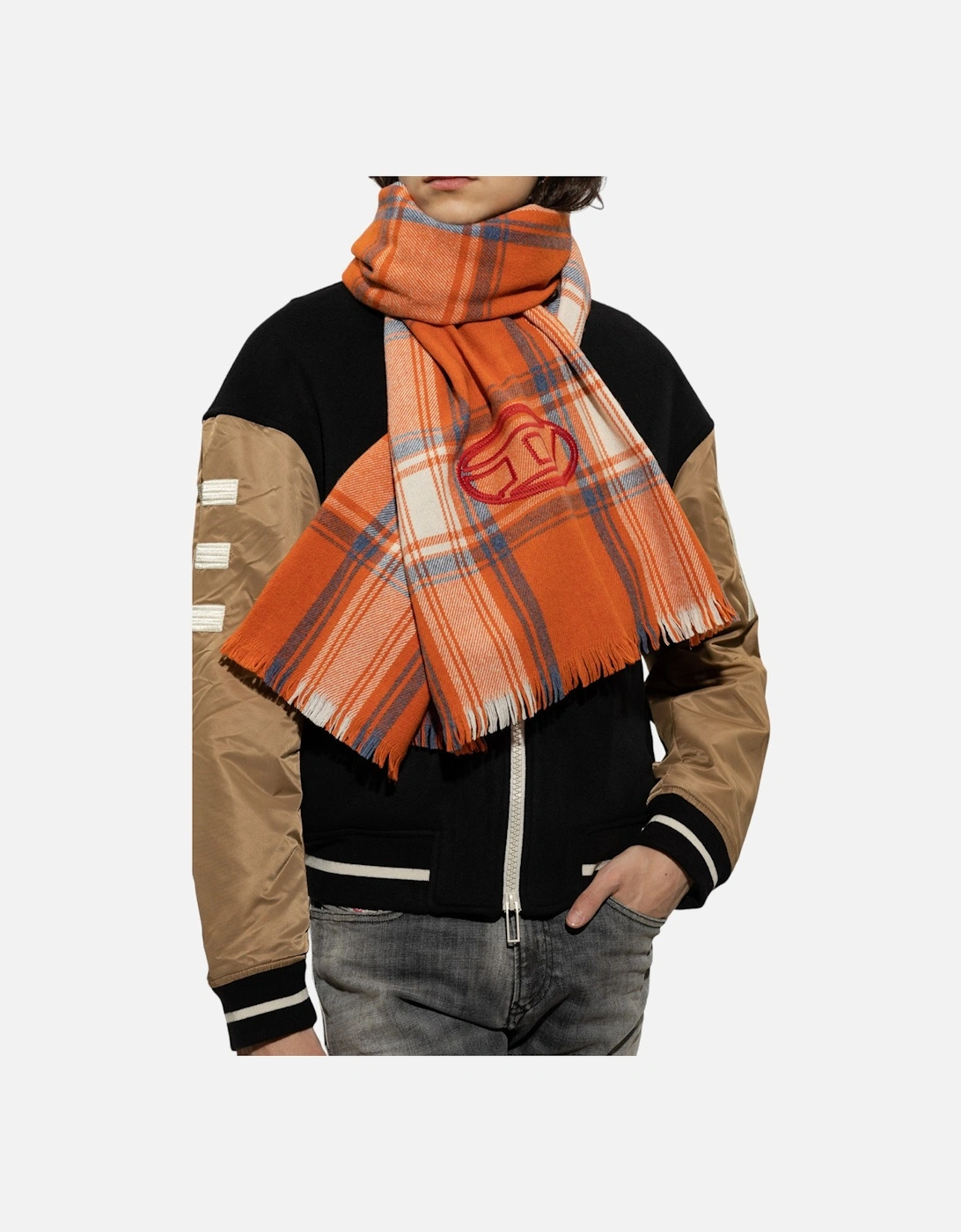 S-FERDIE Mens Scarf Check Mufflers Wool Neck, 6 of 5