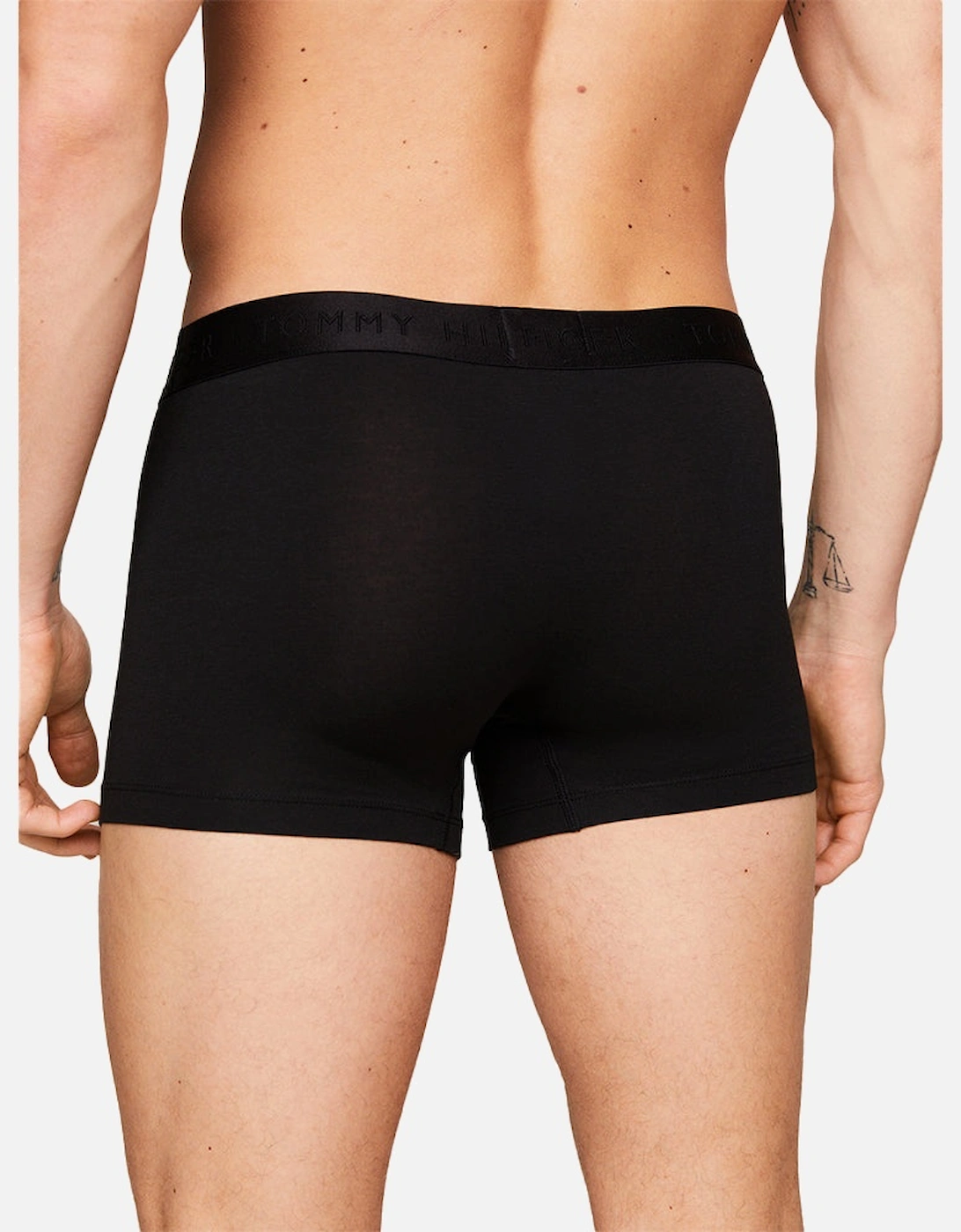 3-Pack Everyday Luxe Boxer Trunks, Black