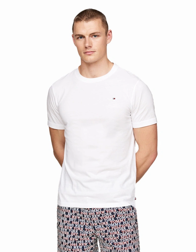 Slim lounge T-Shirt, White